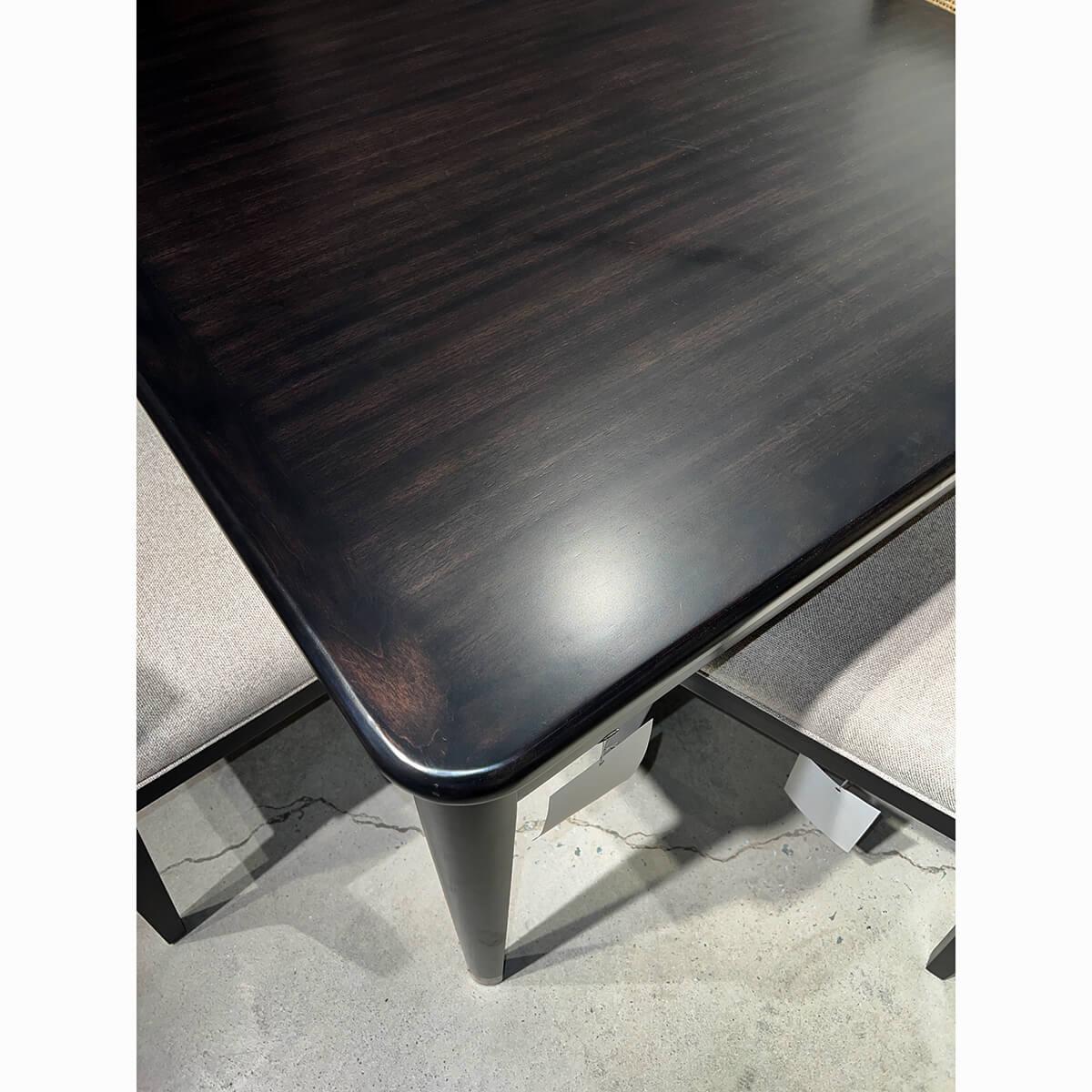 Vietnamese Mid Century Modern Game Table in Espresso Finish For Sale