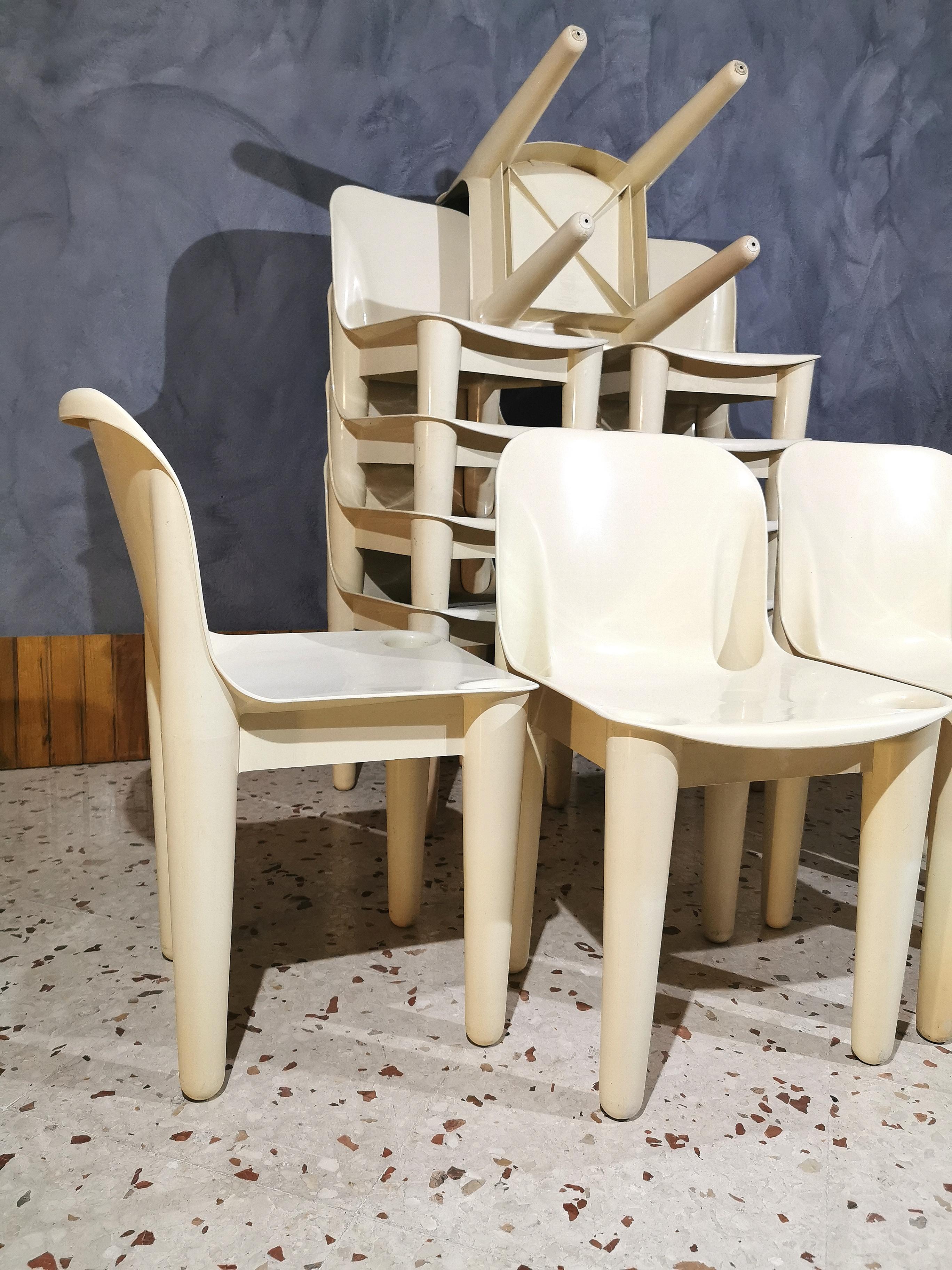 Mid-Century Modern Garden Chairs by Casa 70 Dalvera in Plastic, Italy, 1970s In Good Condition In Palermo, IT