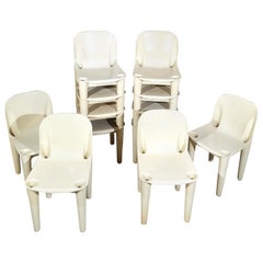 Mid-Century Modern Garden Chairs by Casa 70 Dalvera in Plastic, Italy, 1970s