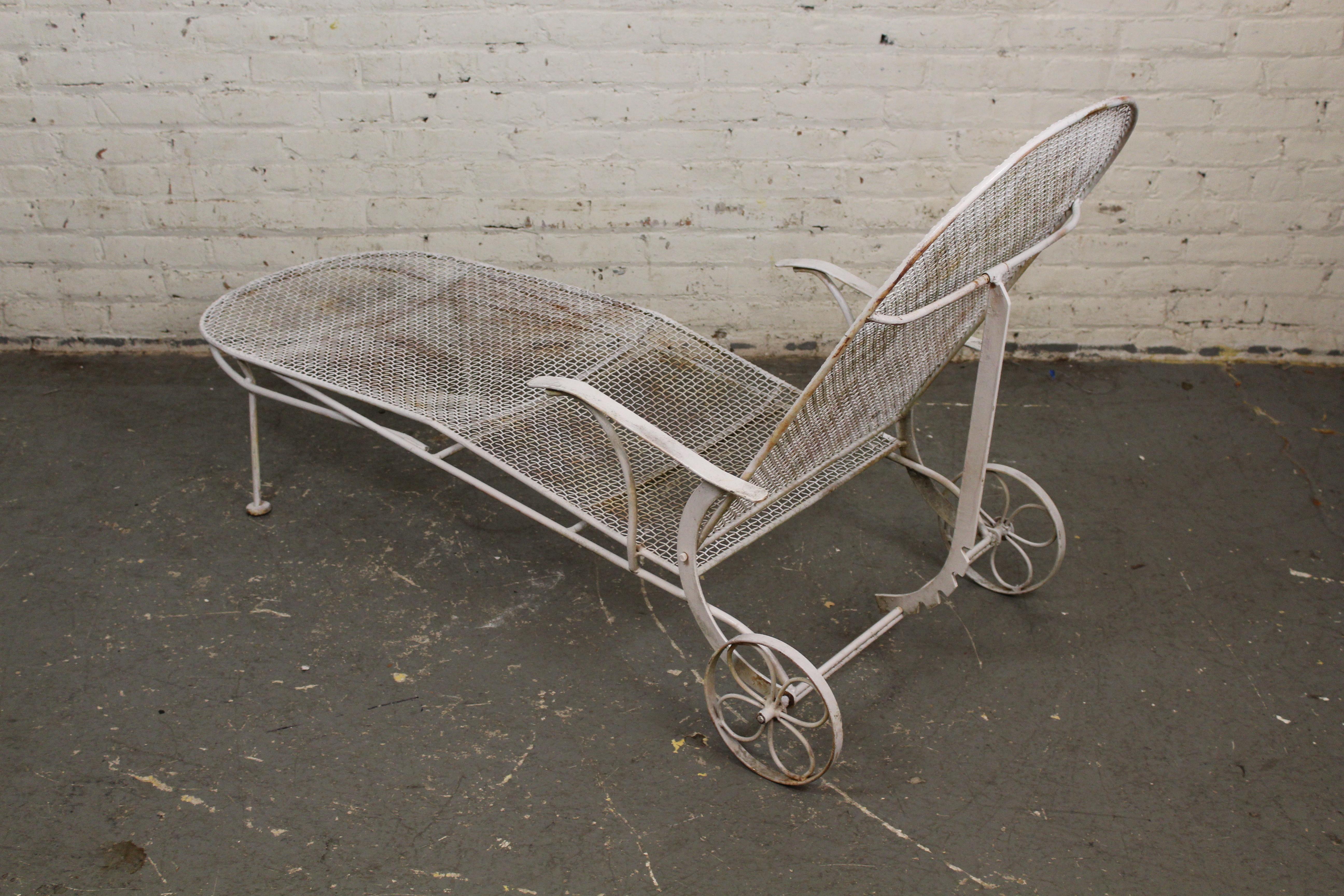 Sillón de jardín moderno de mediados de siglo de Russell Woodard Estadounidense