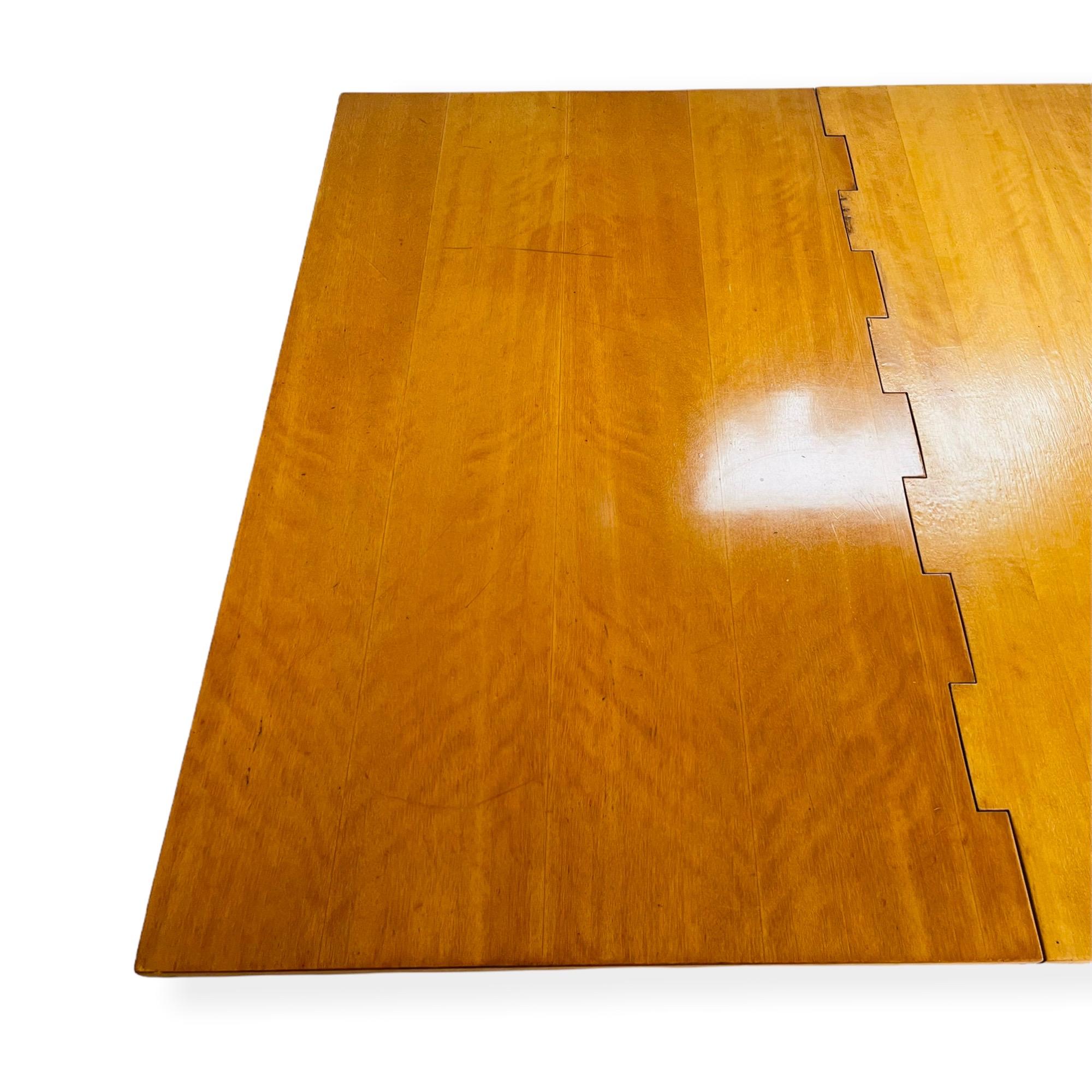 Maple Mid-Century Modern Gate Leg Drop Leaf Table by George Nelson