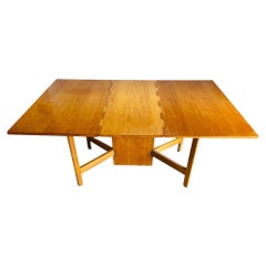 Mid-Century Modern Gate Leg Drop Leaf Table by George Nelson