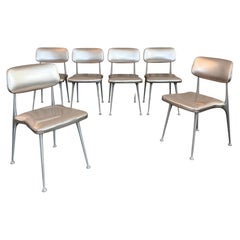 Mid-Century Modern "Gazelle" Aluminum Dining Chairs By Shelby Williams