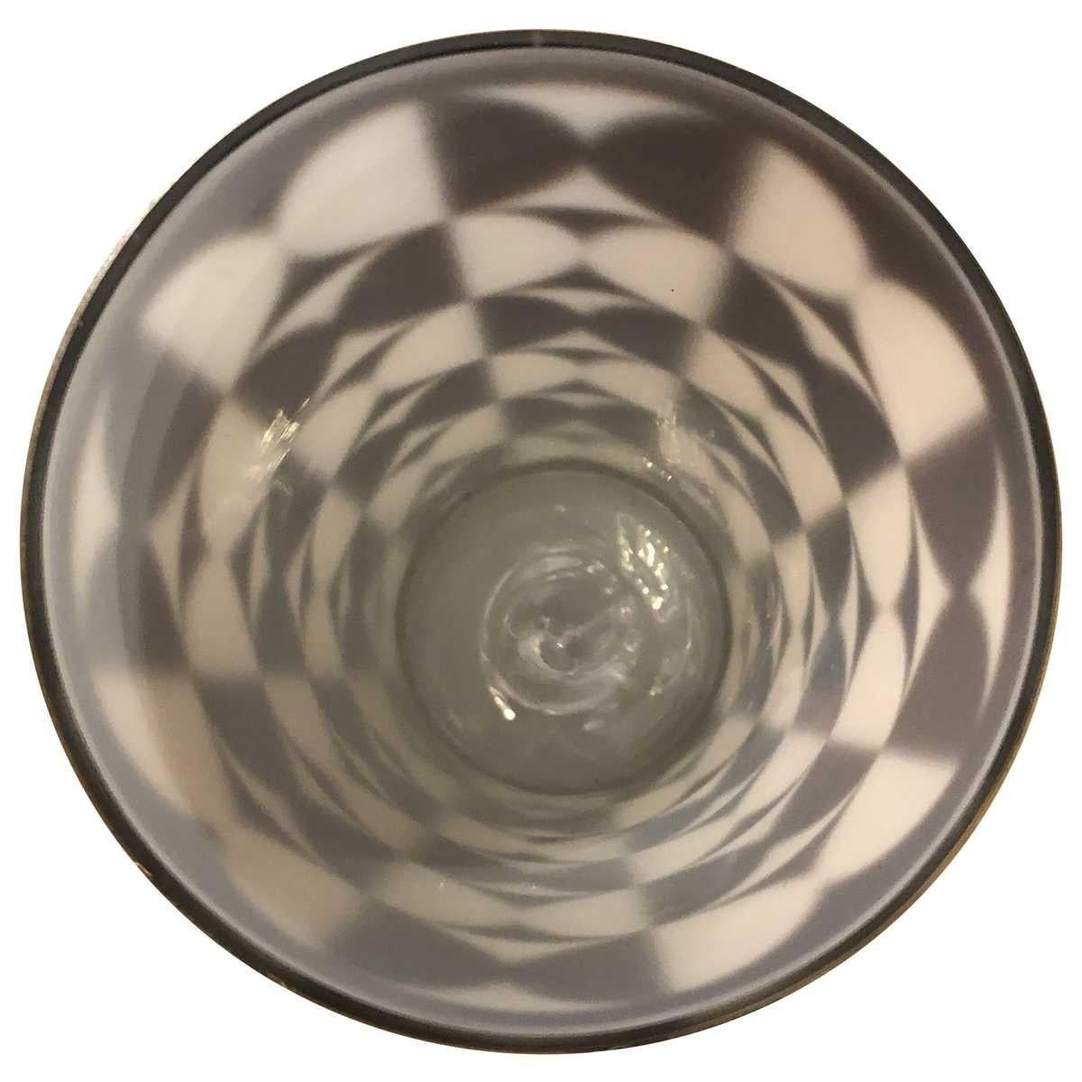 Italian Mid-Century Modern Geometric Cylindrical Vase For Sale