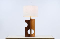 Mid-Century Modern Geometric Form Table Lamp