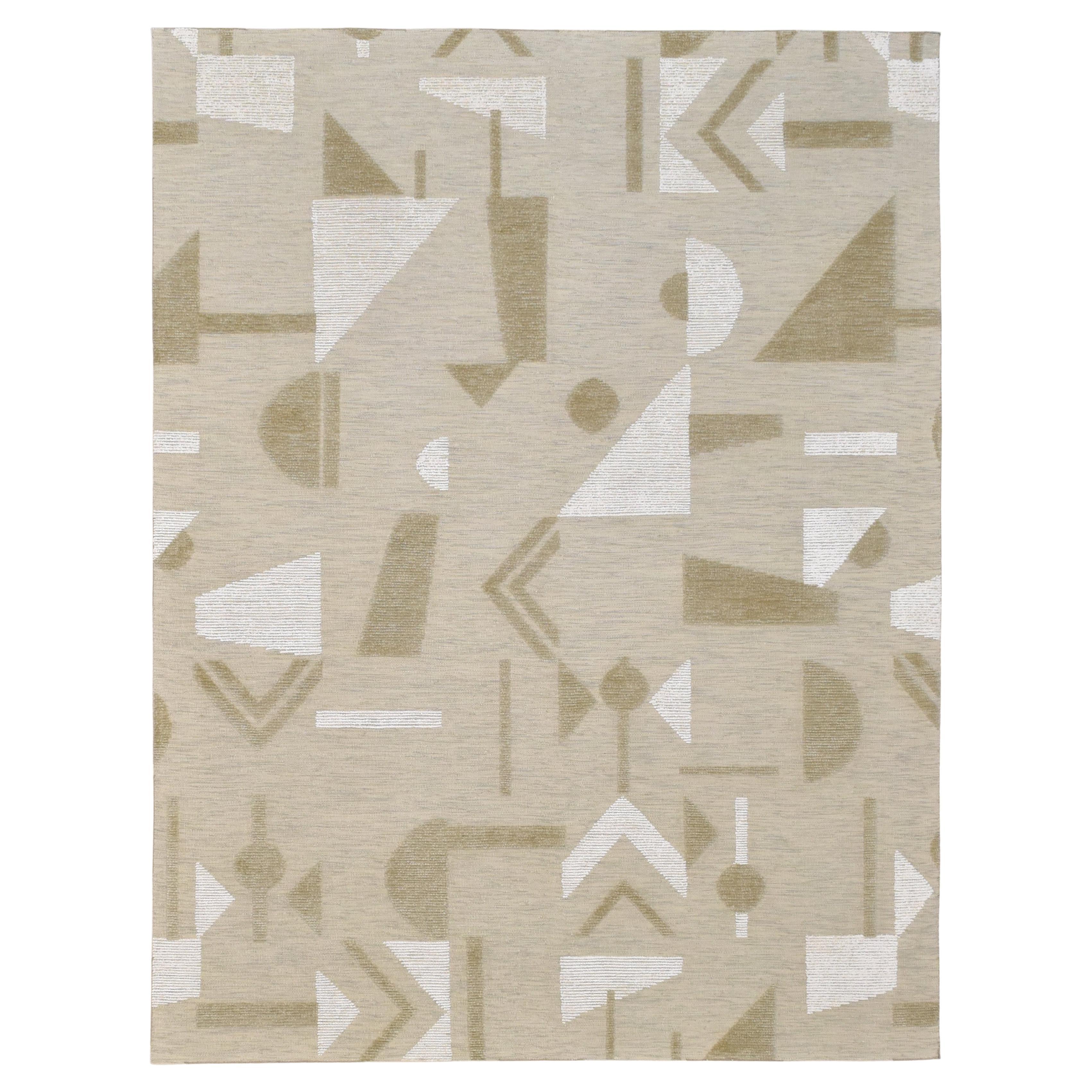Mid Century Modern Geometric Rug 9'2''x12'