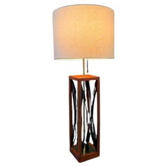 Mid-Century Modern Geometric Table Lamp by Modeline of California