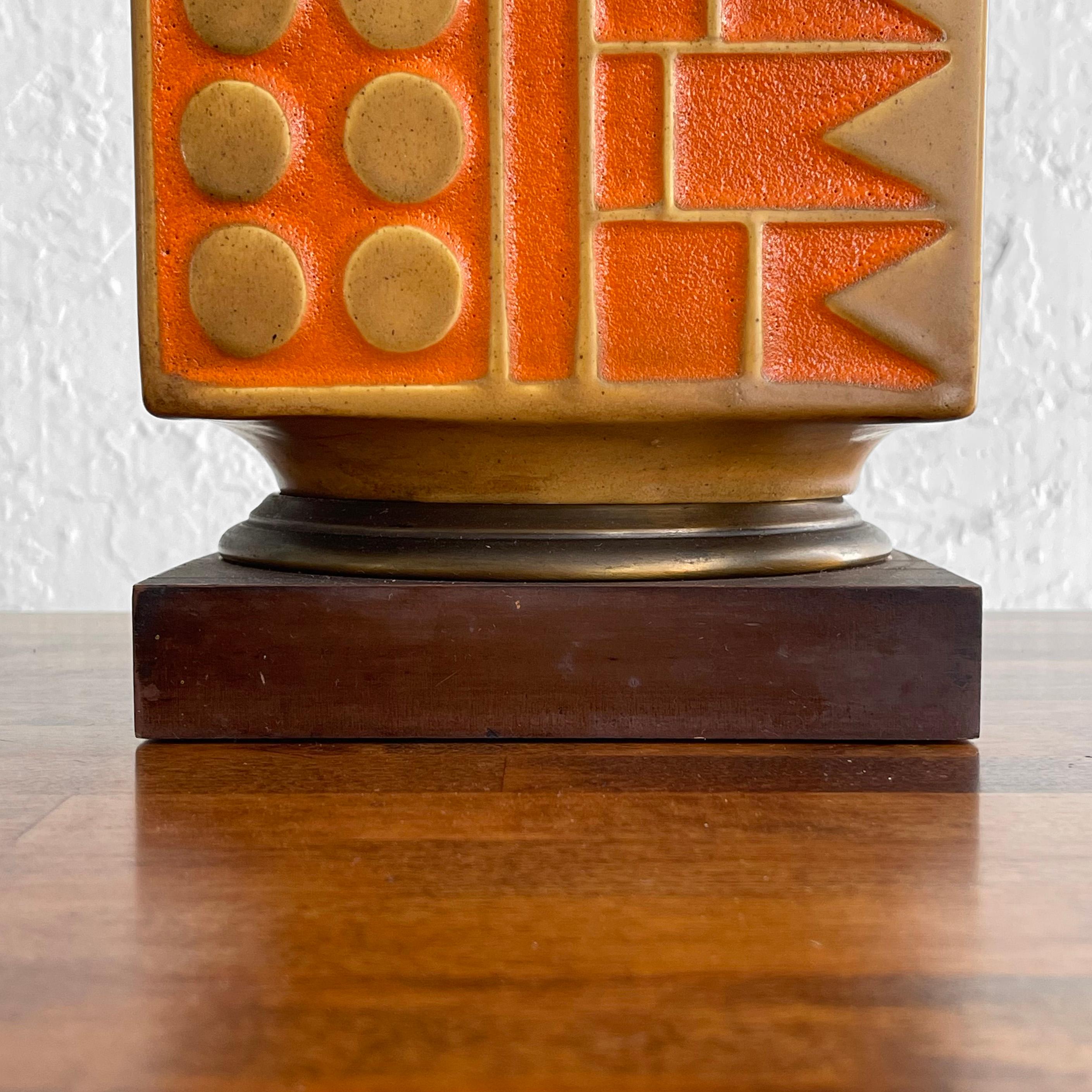 Mid-Century Modern Geometric Table Lamp by Westwood Studios For Sale 2