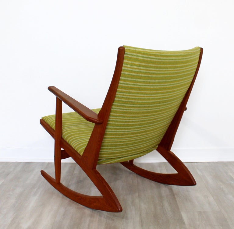 Mid-Century Modern Georg Jensen Angular Rocker Rocking Chair 1950s ...