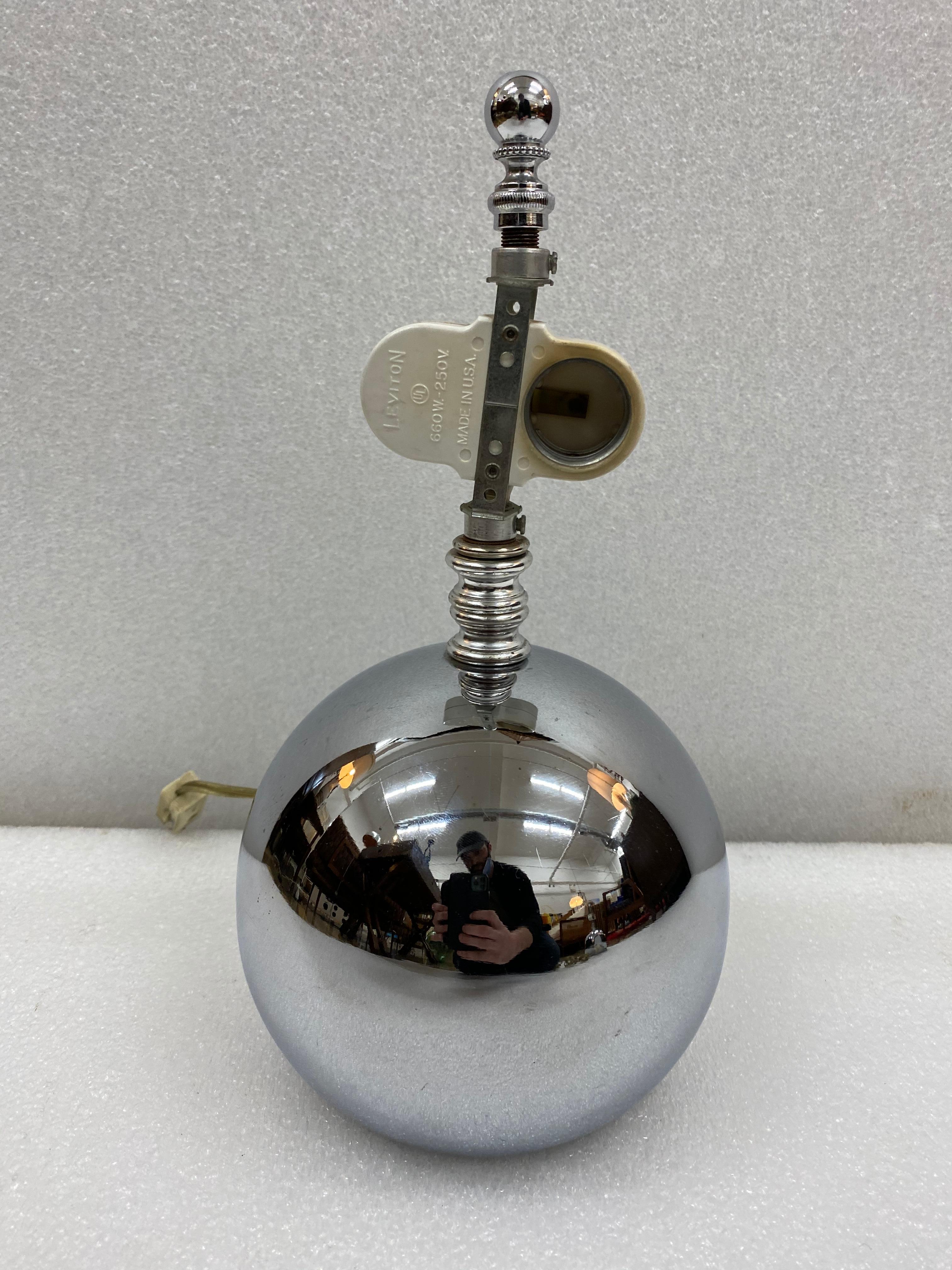 American Mid-Century Modern George Kovacs Ball Table Lamps