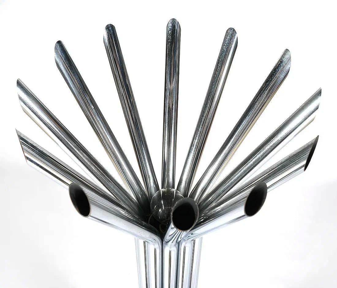 George Kovacs Chrom Stehlampe aus der Mitte des Jahrhunderts (amerikanisch) im Angebot
