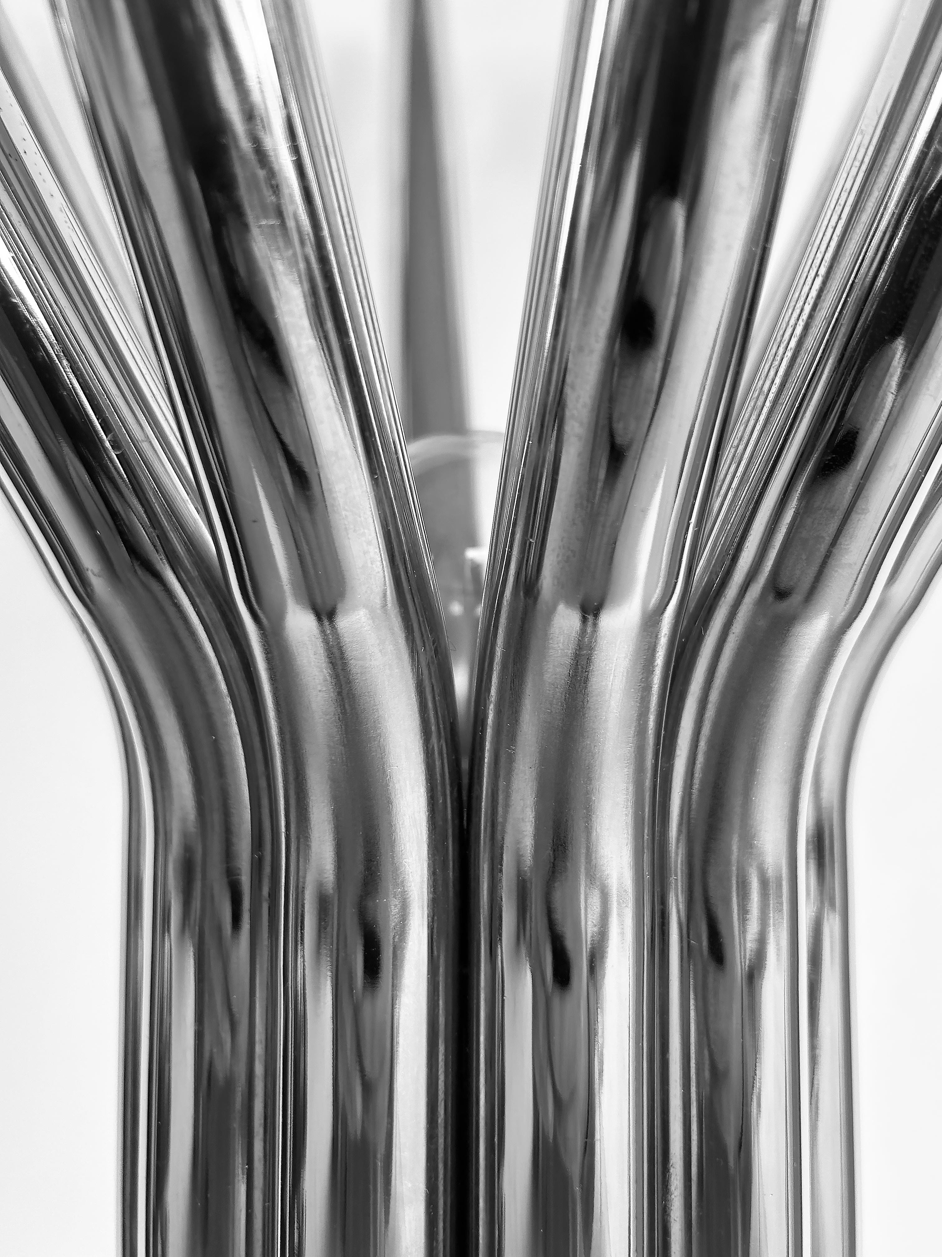 George Kovacs Chrom Stehlampe aus der Mitte des Jahrhunderts im Zustand „Gut“ im Angebot in Miami, FL