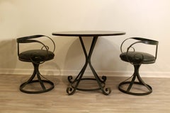 Mesa Plegable George Mulhauser Moderna de Mediados de Siglo Pareja de Sillas Plegables Plycraft