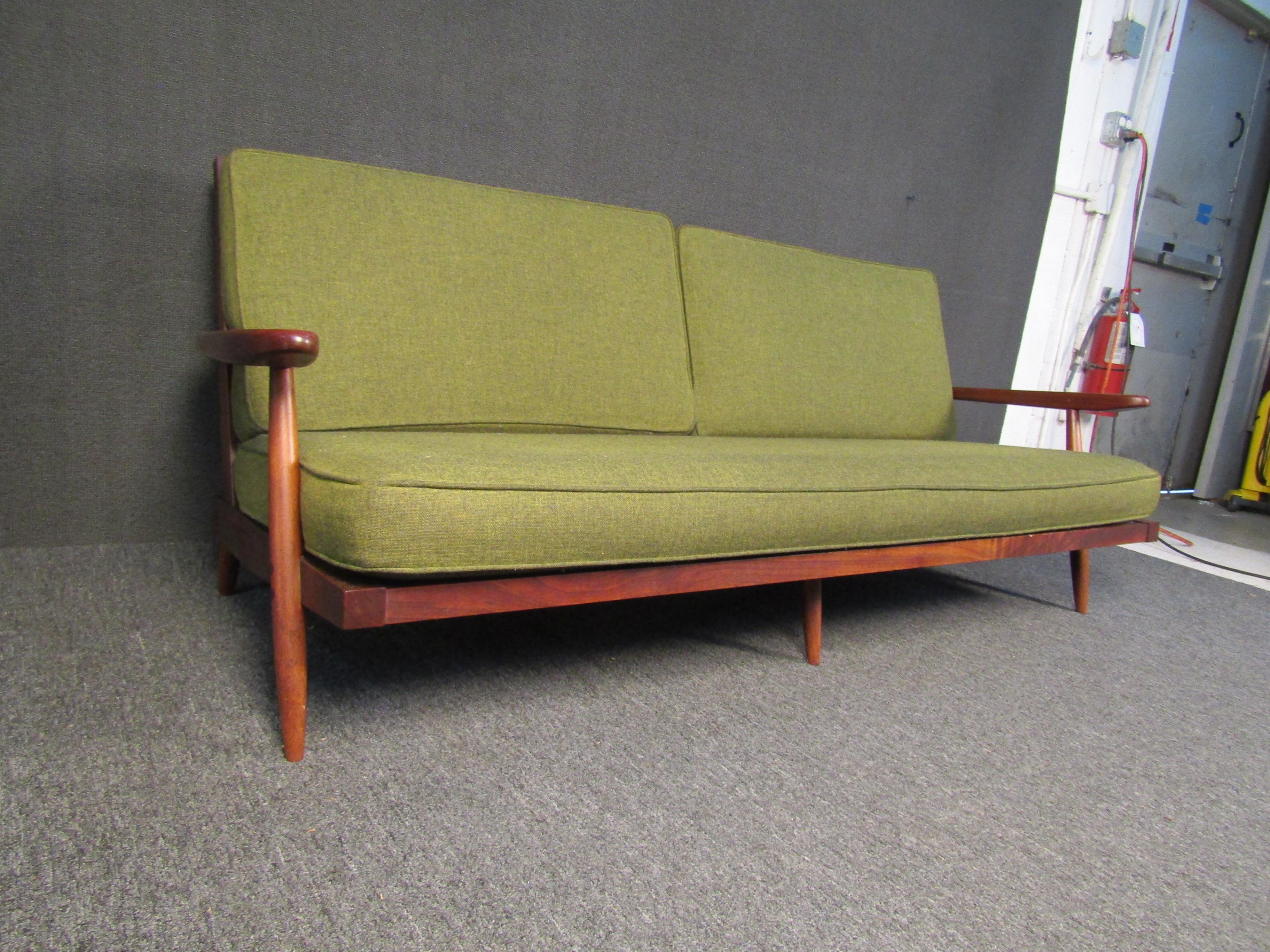 Walnut Mid-Century Modern George Nakashima Sofa