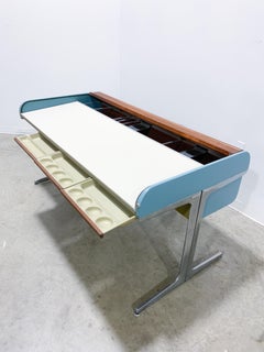 Mid Century Modern George Nelson Action Office roll top desk