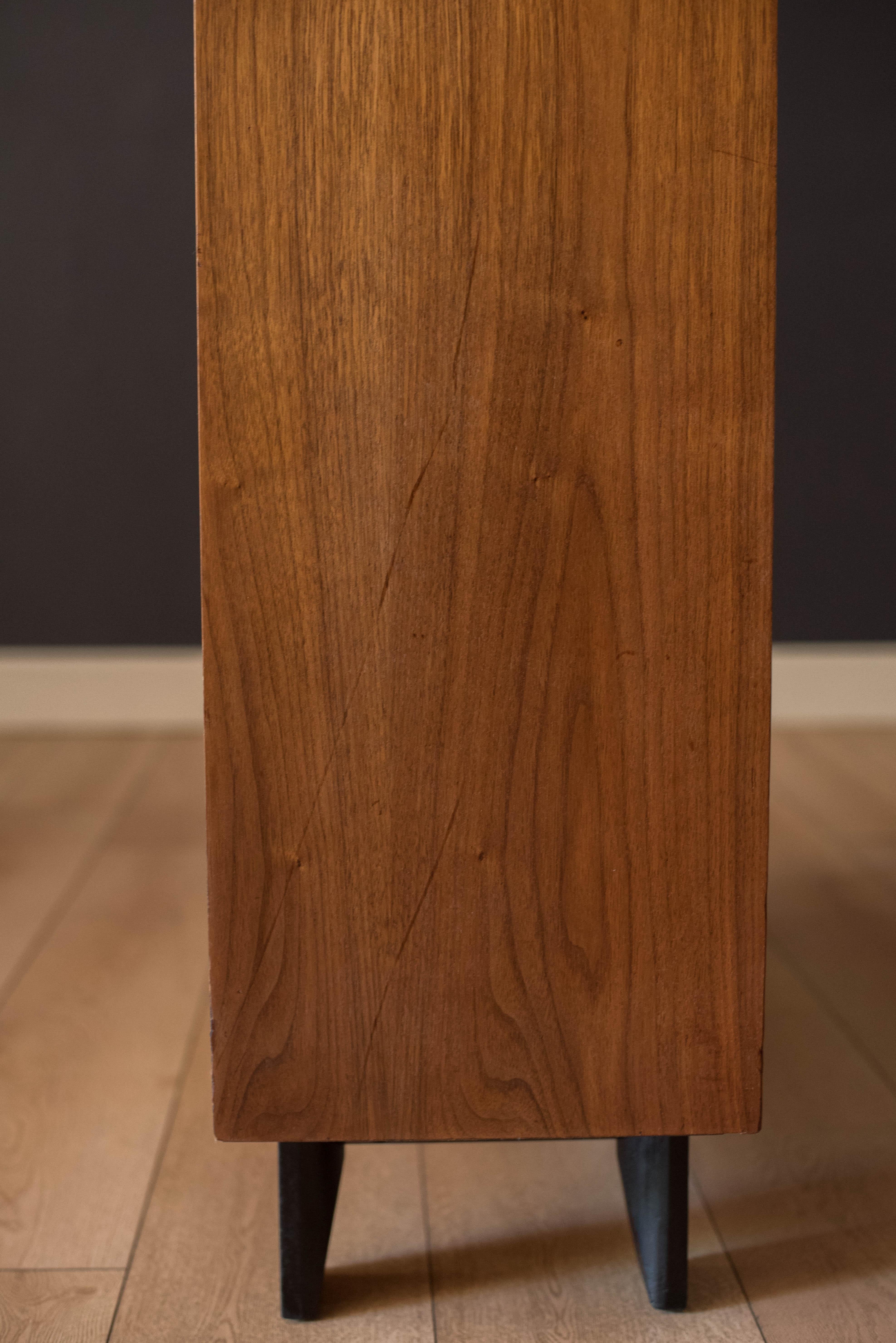 Mid-Century Modern George Nelson Bcs Walnut Bookcase for Herman Miller 4