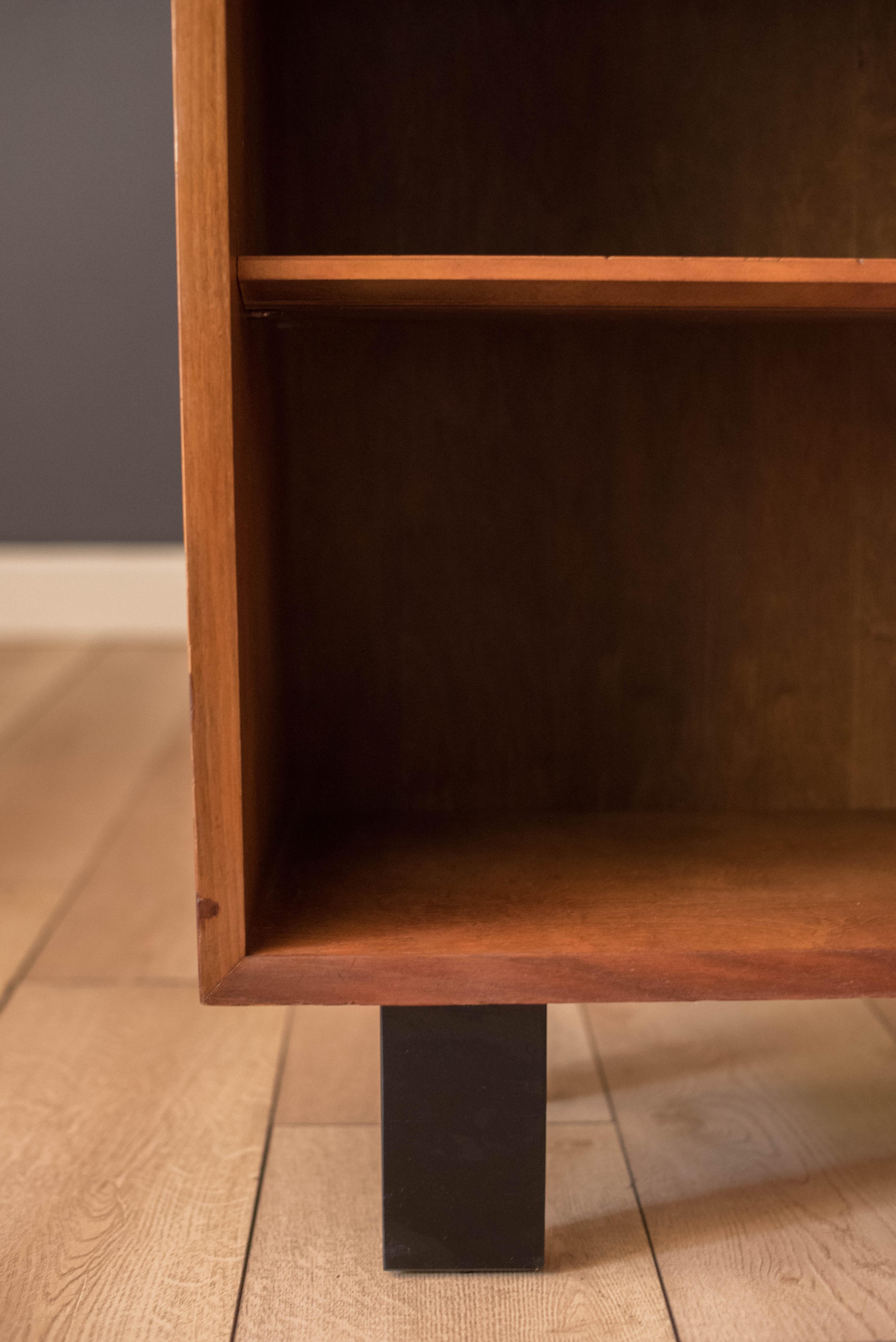 Mid-Century Modern George Nelson Bcs Walnut Bookcase for Herman Miller 8