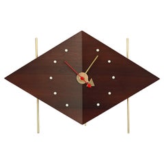 Mid Century Modern George Nelson Diamond Clock
