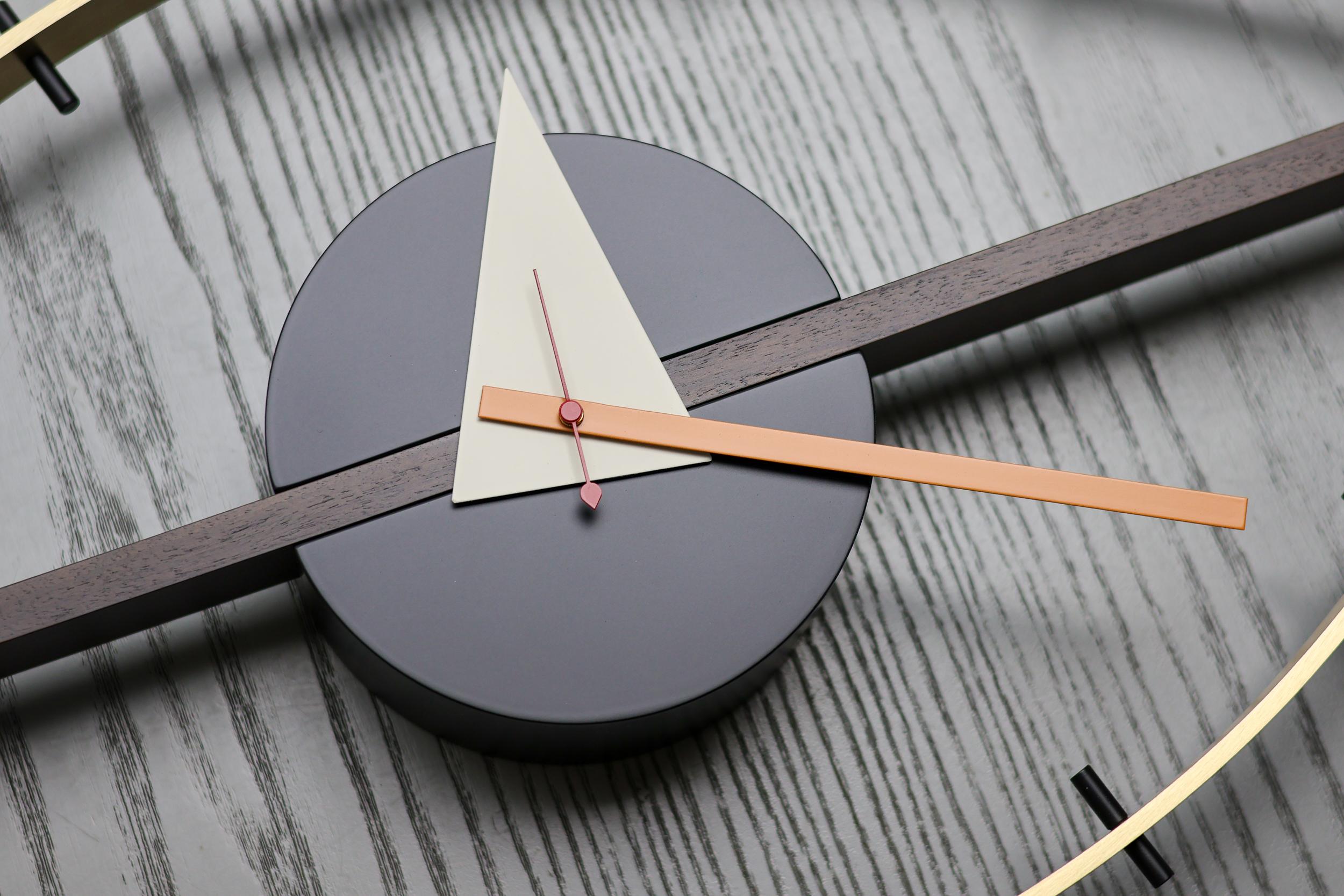 Aluminum Mid Century Modern George Nelson Eye Clock For Sale