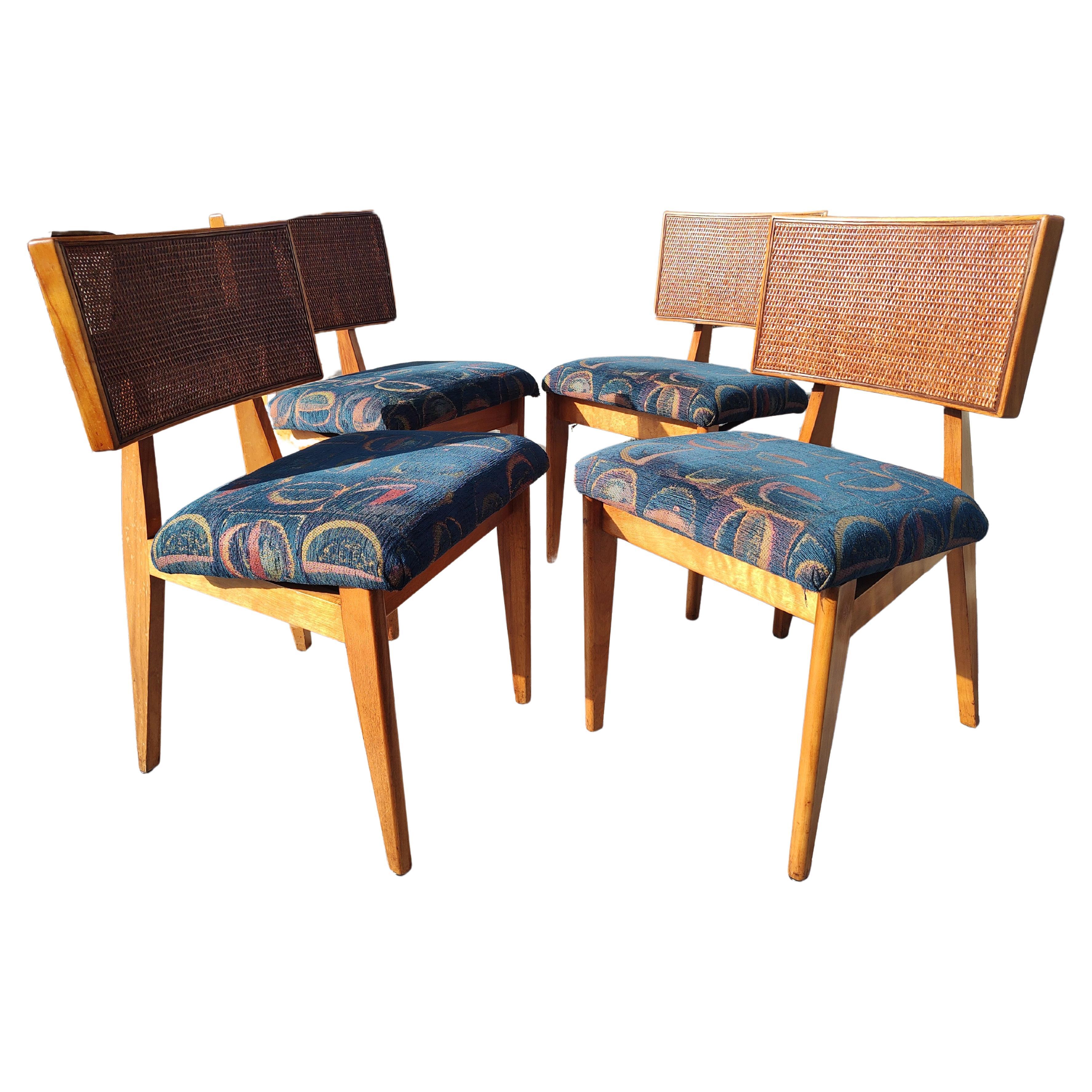 Chaises de salle à manger modernes du milieu du siècle dernier George Nelson pour Herman Miller en hêtre n° 4669 en vente 3