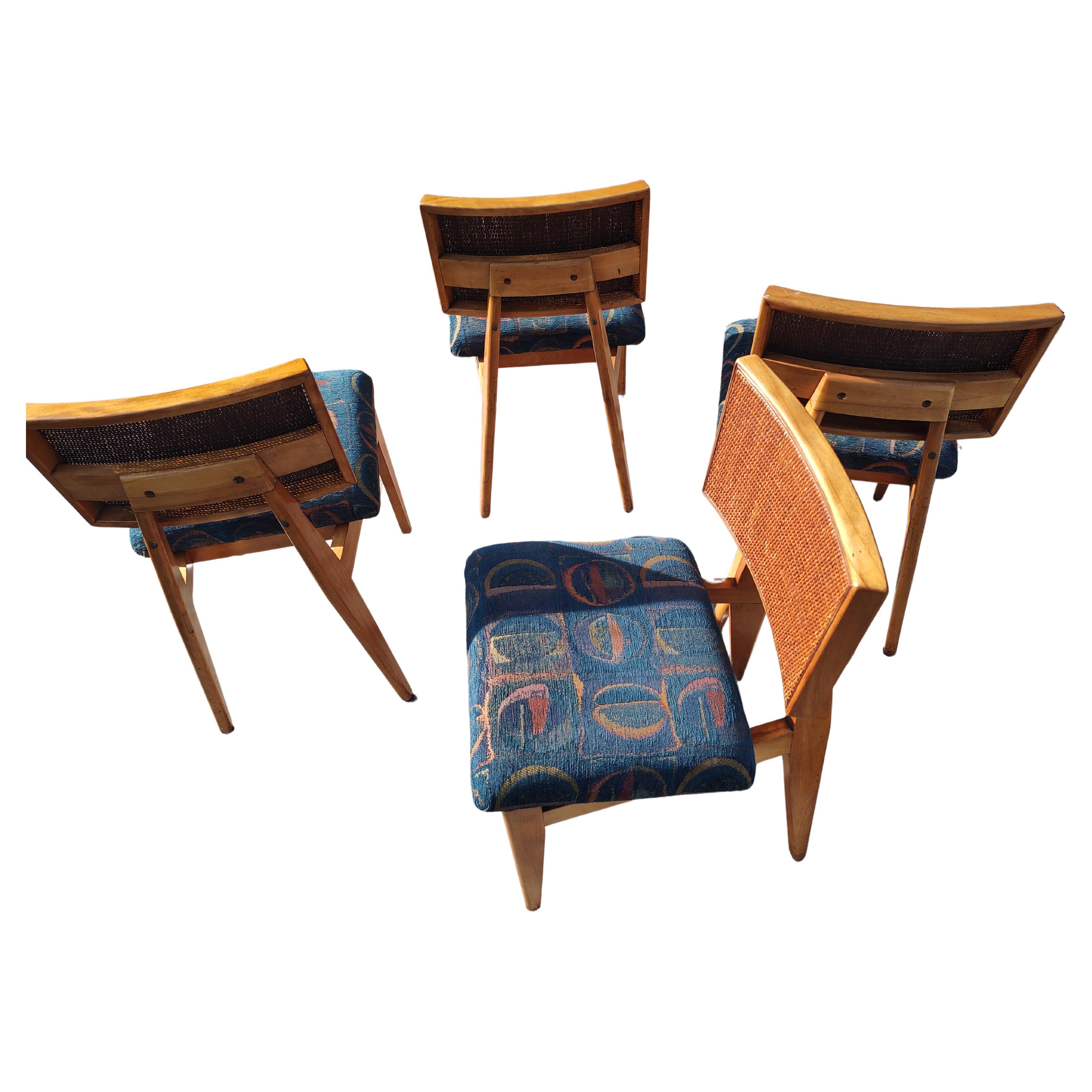 Chaises de salle à manger modernes du milieu du siècle dernier George Nelson pour Herman Miller en hêtre n° 4669 en vente 4