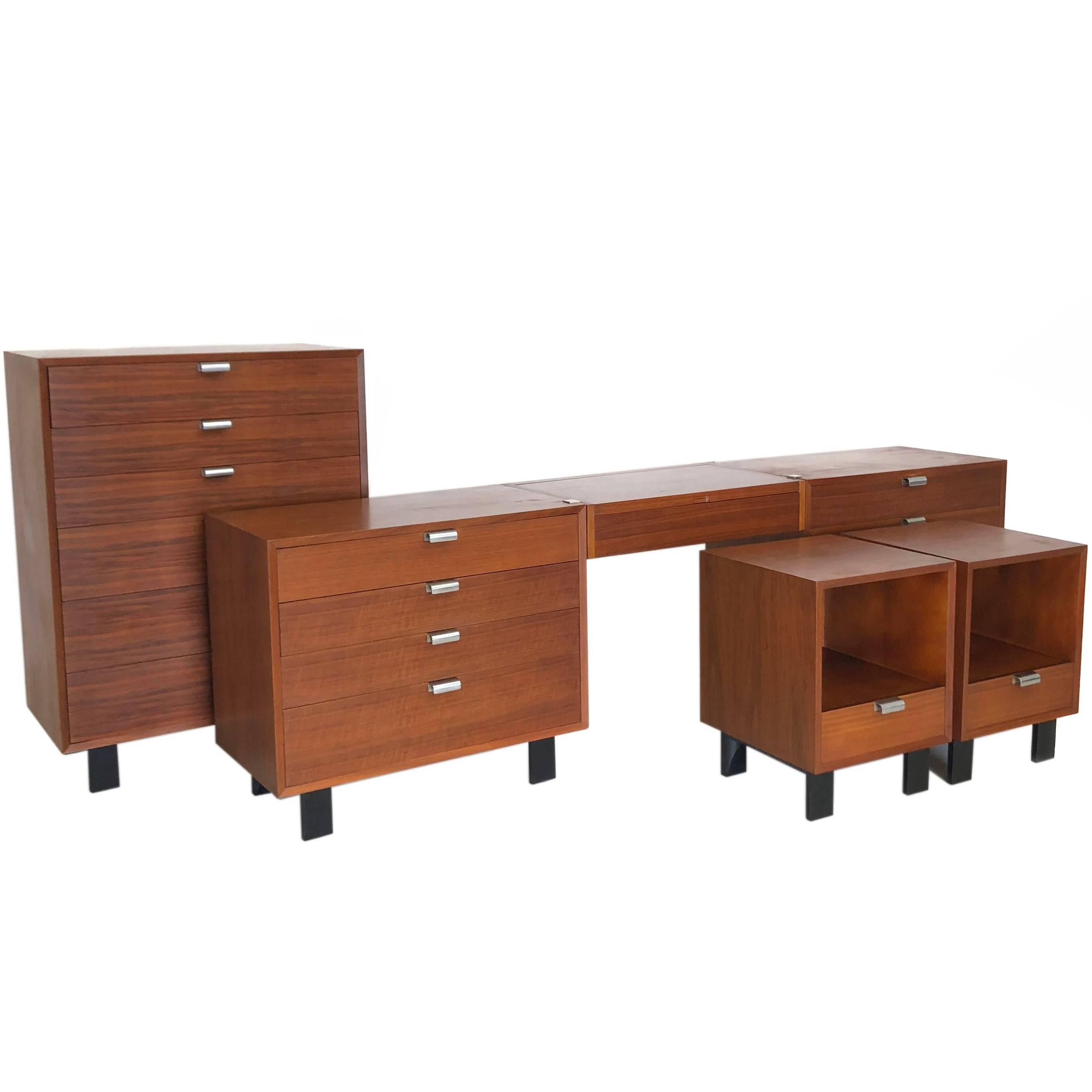 Mid-Century Modern George Nelson for Herman Miller Double Dresser with Floating For Sale