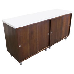 Retro Mid-Century Modern George Nelson for Herman Miller Sliding Door Credenza