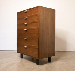 Commode six tiroirs George Nelson pour Herman Miller Tallboy moderne du milieu du siècle dernier