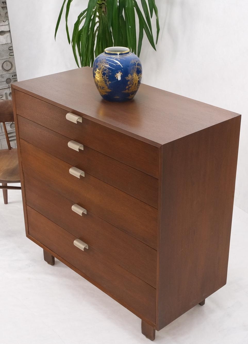 Mid-Century Modern George Nelson Herman Miller 5 Drawer Chest Dresser Restored For Sale 5