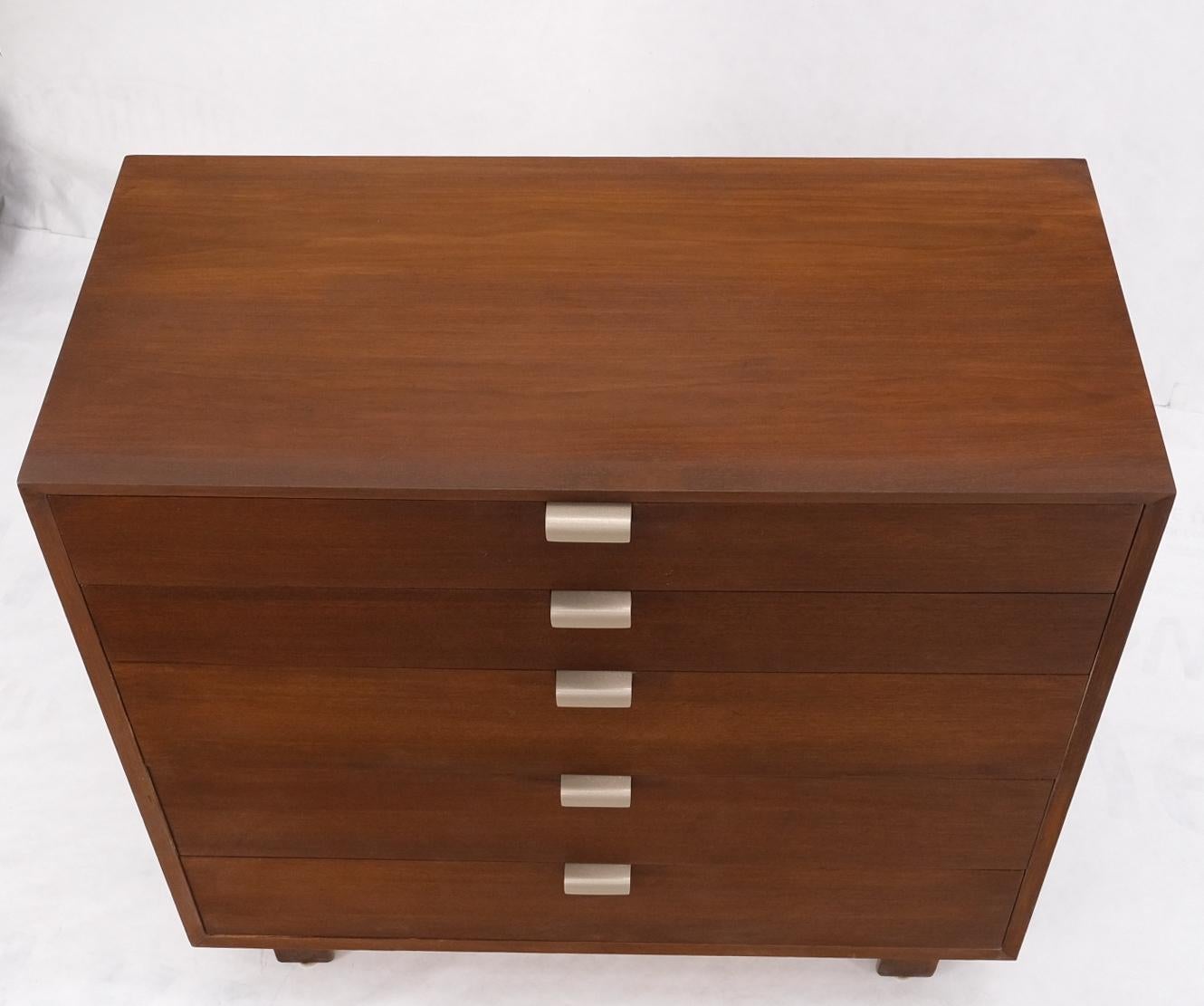 Mid-Century Modern George Nelson Herman Miller 5 Drawer Chest Dresser Restored For Sale 7