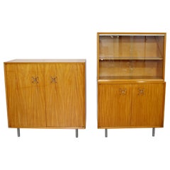 Mid-Century Modern George Nelson Herman Miller Pair of Cabinets, 1960s