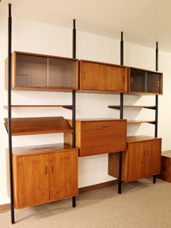 Mid-Century Modern George Nelson Herman Miller Wall Shelving Omni Unit, 1960s