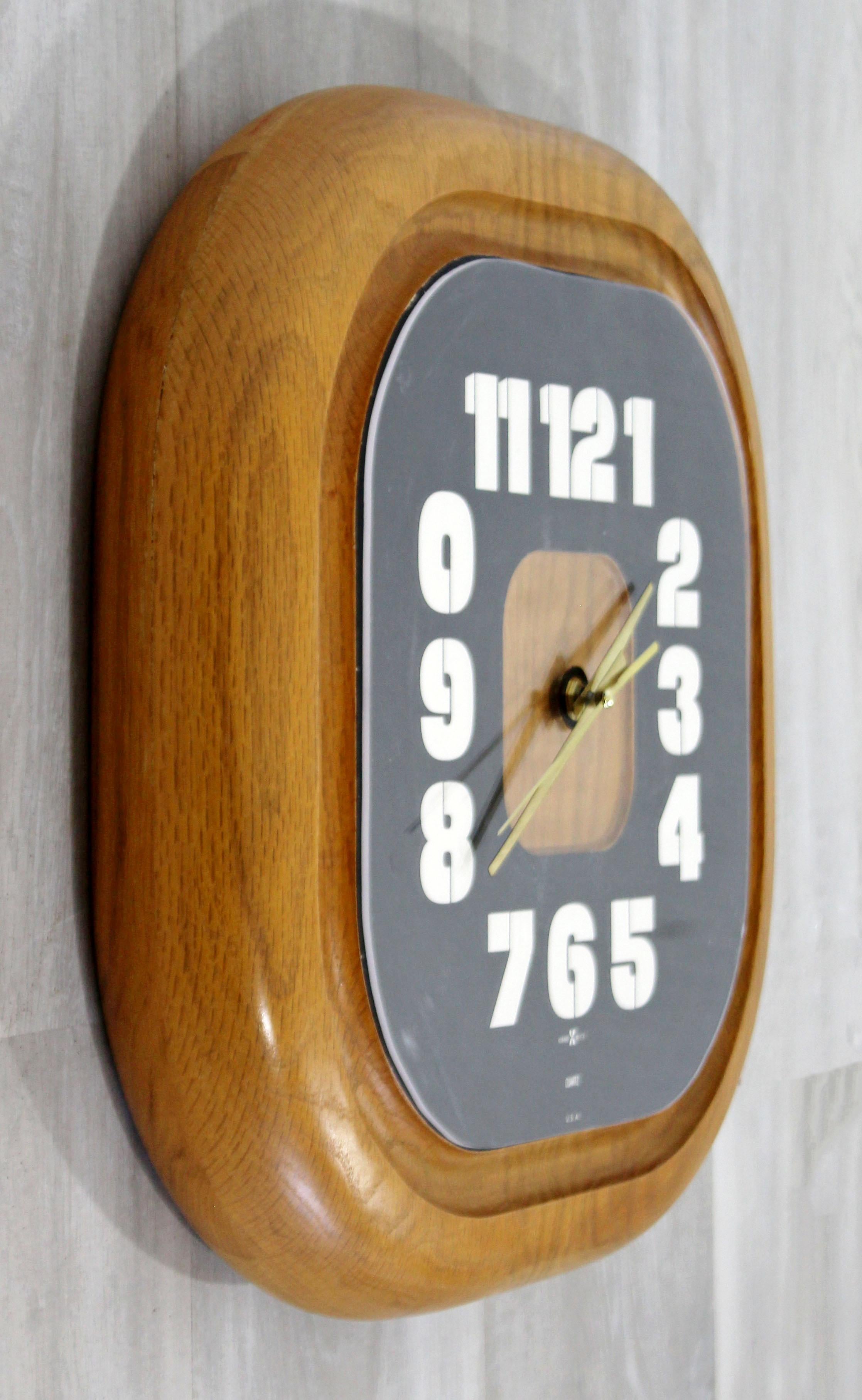 howard miller mid century clock