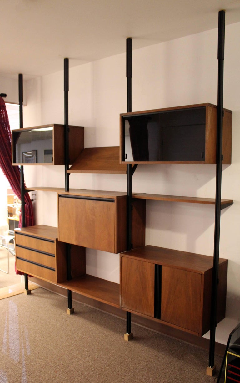 Mid-Century Modern George Nelson Omni Storage Shelving Wall Unit 1950s