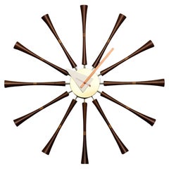 Mid Century Modern George Nelson Spindle Clock