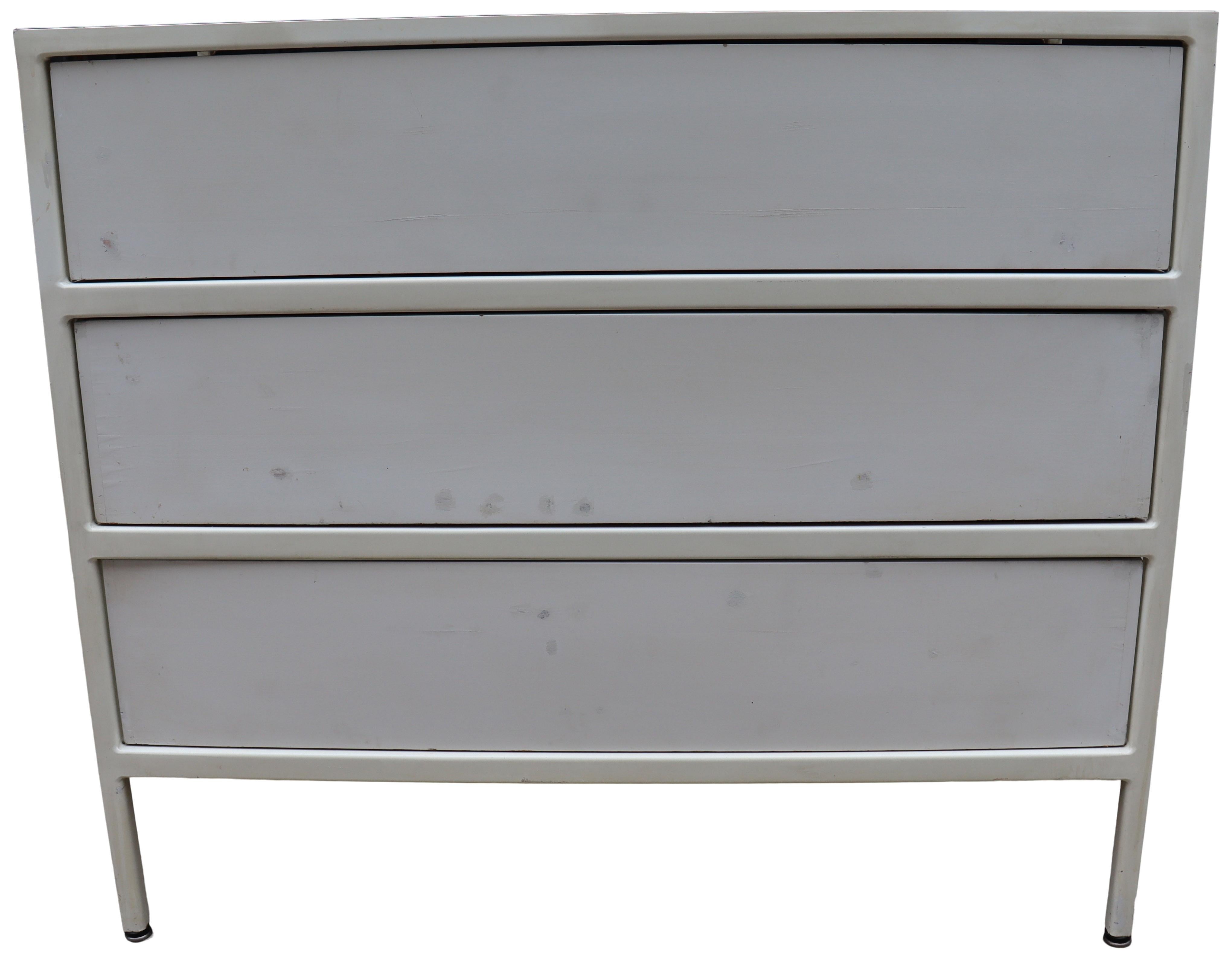 Mid-Century Modern George Nelson Steel Frame Dresser 5