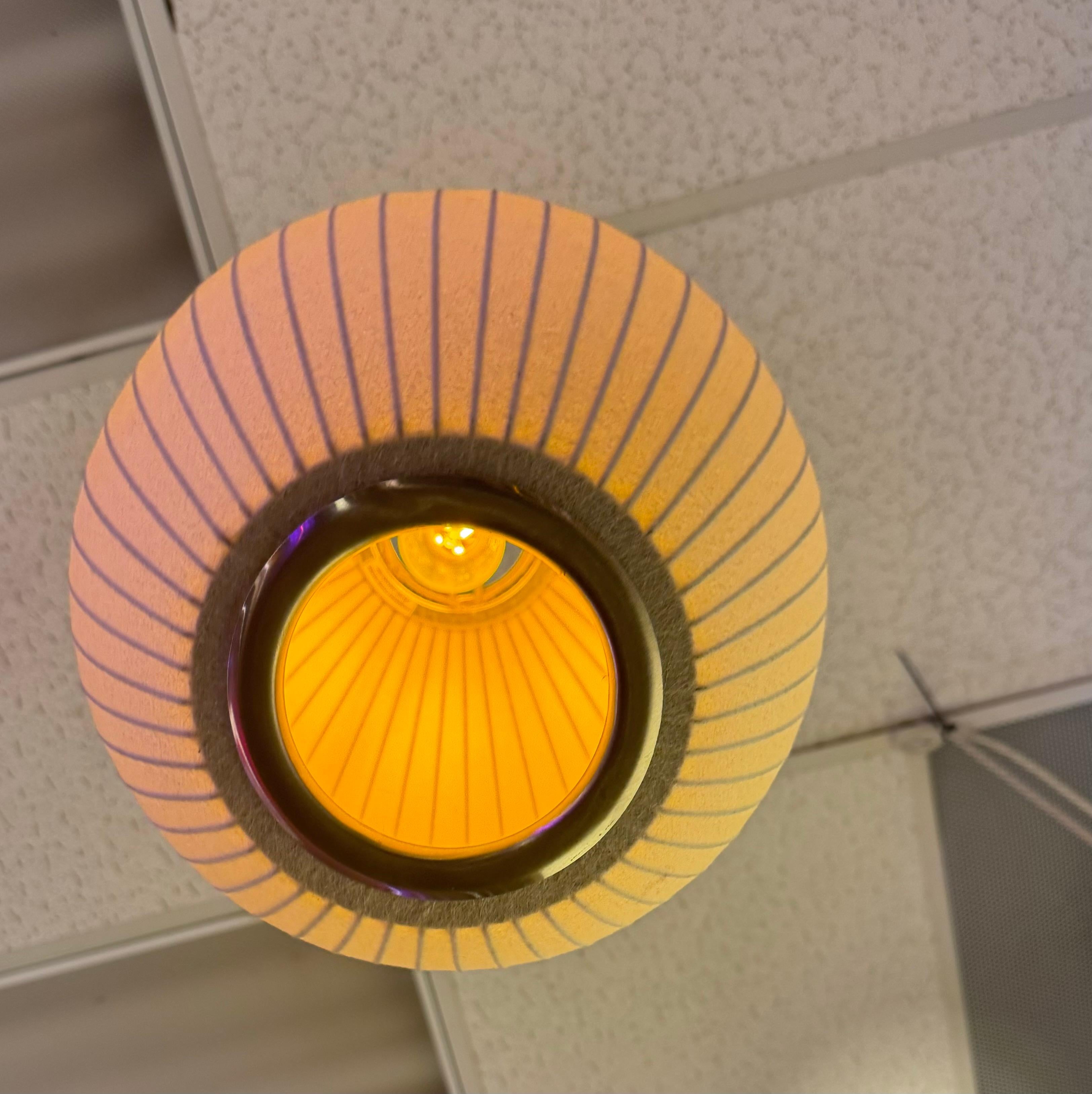 Mid-Century moderno Lampada a bolle d'aria ovale atomica in stile George Nelson, metà del secolo scorso in vendita