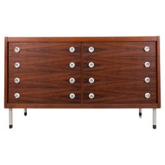 Mid-Century Modern Georges Coslin Wooden Sideboard, Italy, 1960s