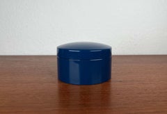 Mid-Century Modern German Blue Space Age Coasters with Box, 1960s, Set of 5