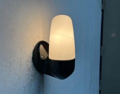 Sconce in ceramica tedesca 6067 della metà del secolo scorso Wilhelm Wagenfeld Lindner 1950s