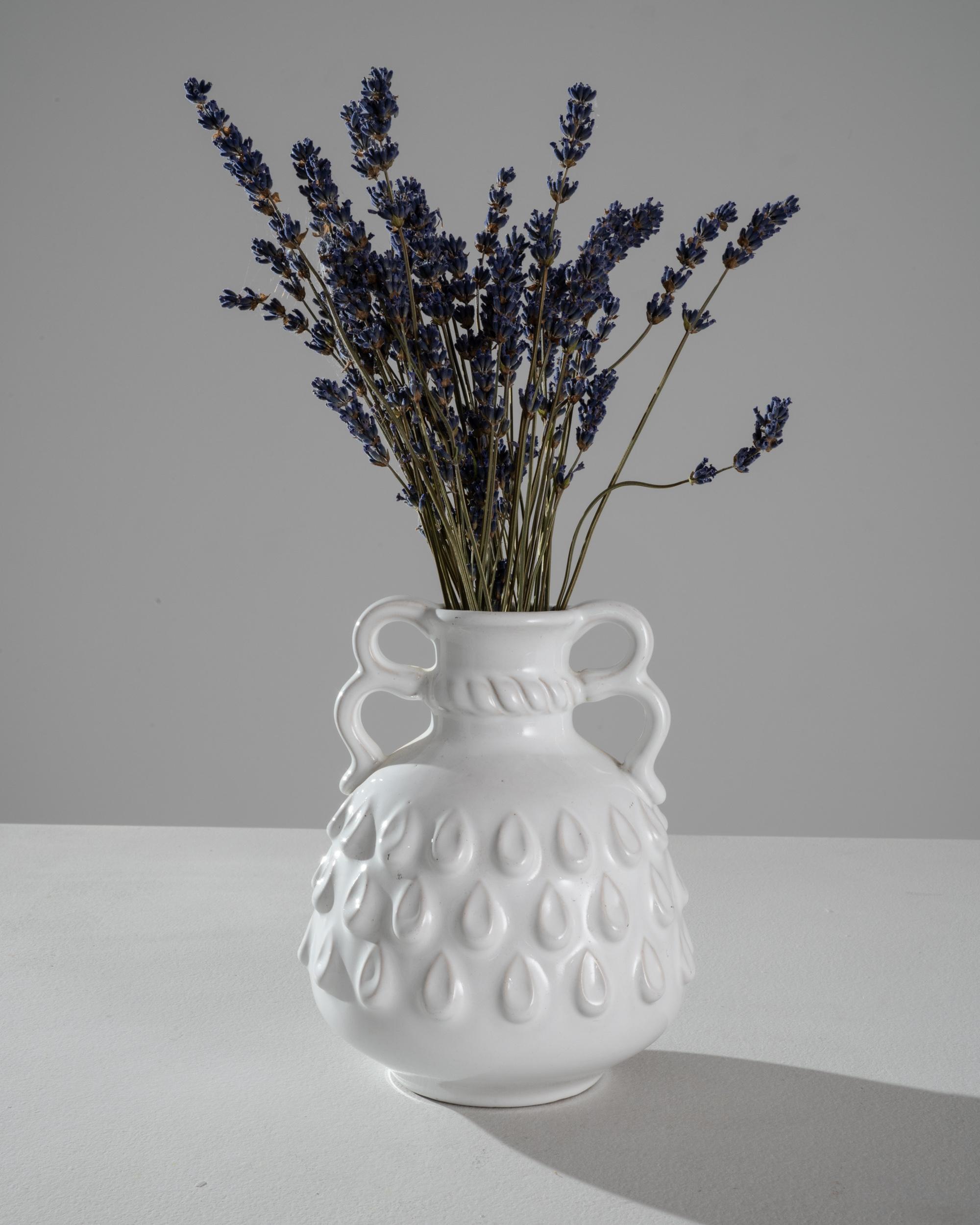 Mid-Century Modern German Ceramic Vase In Good Condition In High Point, NC
