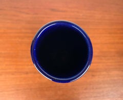 Mid-Century Modern German Cobalt Blue Ceramic Bangkok Series Vase from Melitta