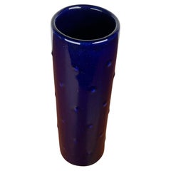 Mid-Century Modern German Cobalt Blue Ceramic Bangkok Series Vase from Melitta