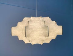 Mid-Century Modern German Cocoon Pendant Lamp by Friedel Wauer for Goldkant