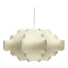 Moderne deutsche Cocoon-Hängeleuchte aus der Jahrhundertmitte von Friedel Wauer für Goldkant