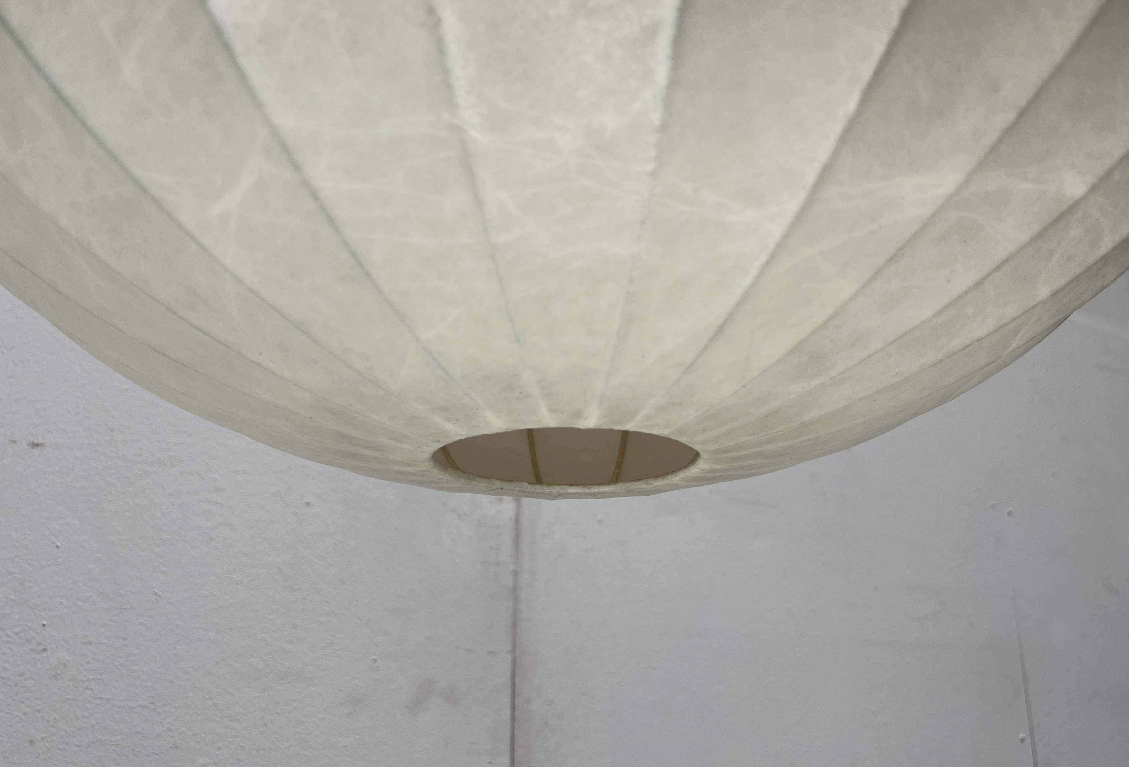 Lámpara colgante Cocoon alemana de mediados de siglo Friedel Wauer Goldkant, años 60 en venta 4