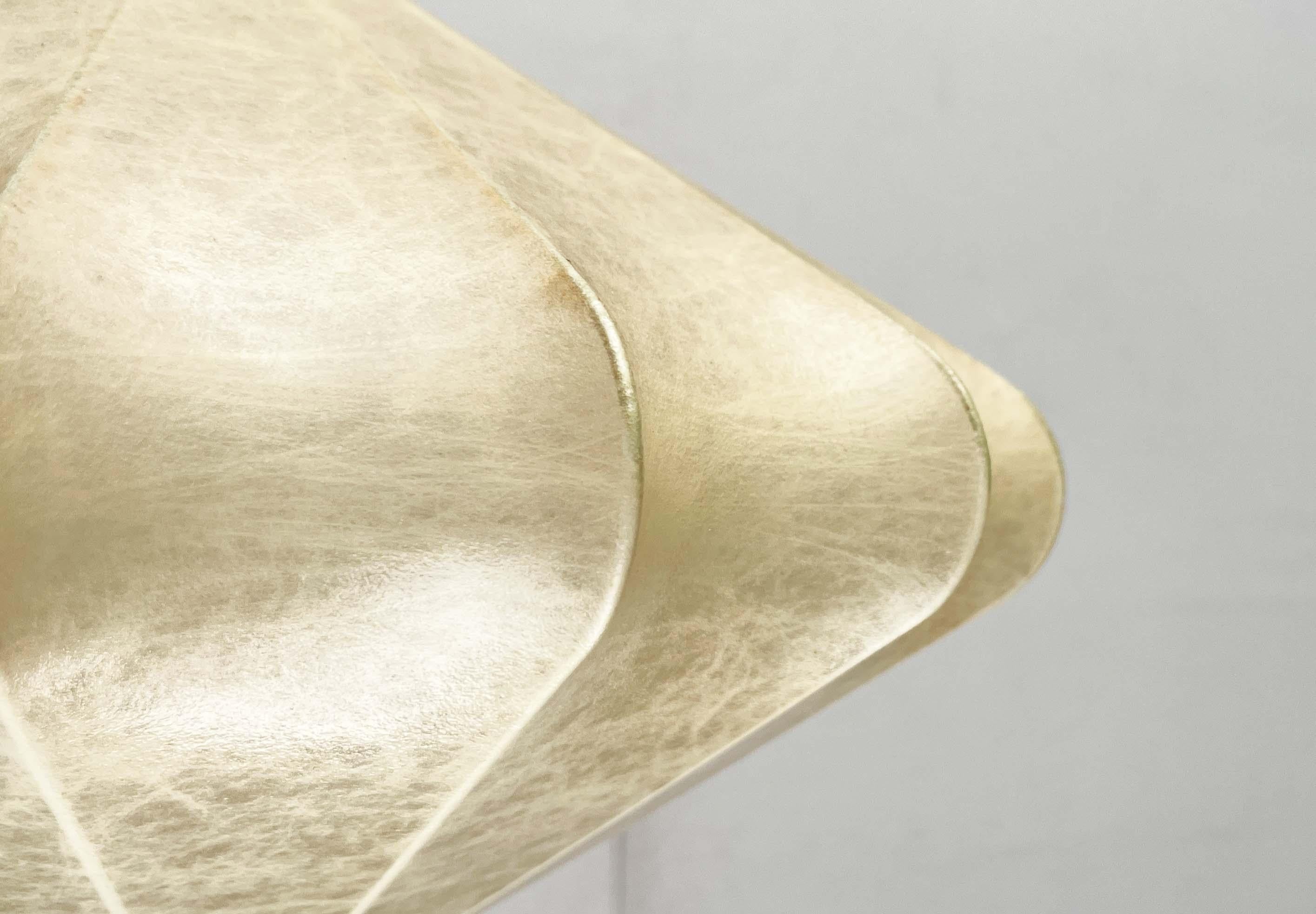 Mid-Century Modern German Cocoon Pendant Lamp Friedel Wauer Goldkant 1960s For Sale 12