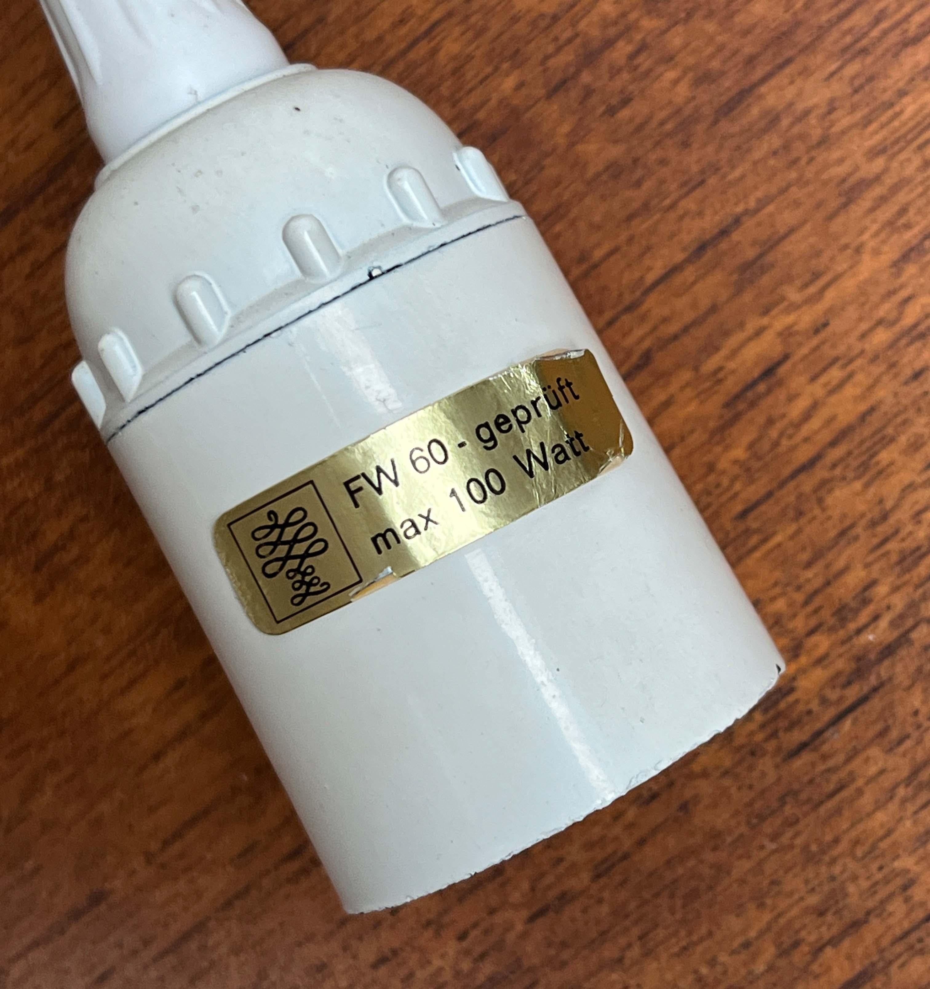 Lámpara colgante Cocoon alemana de mediados de siglo Friedel Wauer Goldkant, años 60 en venta 13