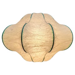 Lampe pendante cocon allemande moderne du milieu du siècle Friedel Wauer Goldkant, 1960s