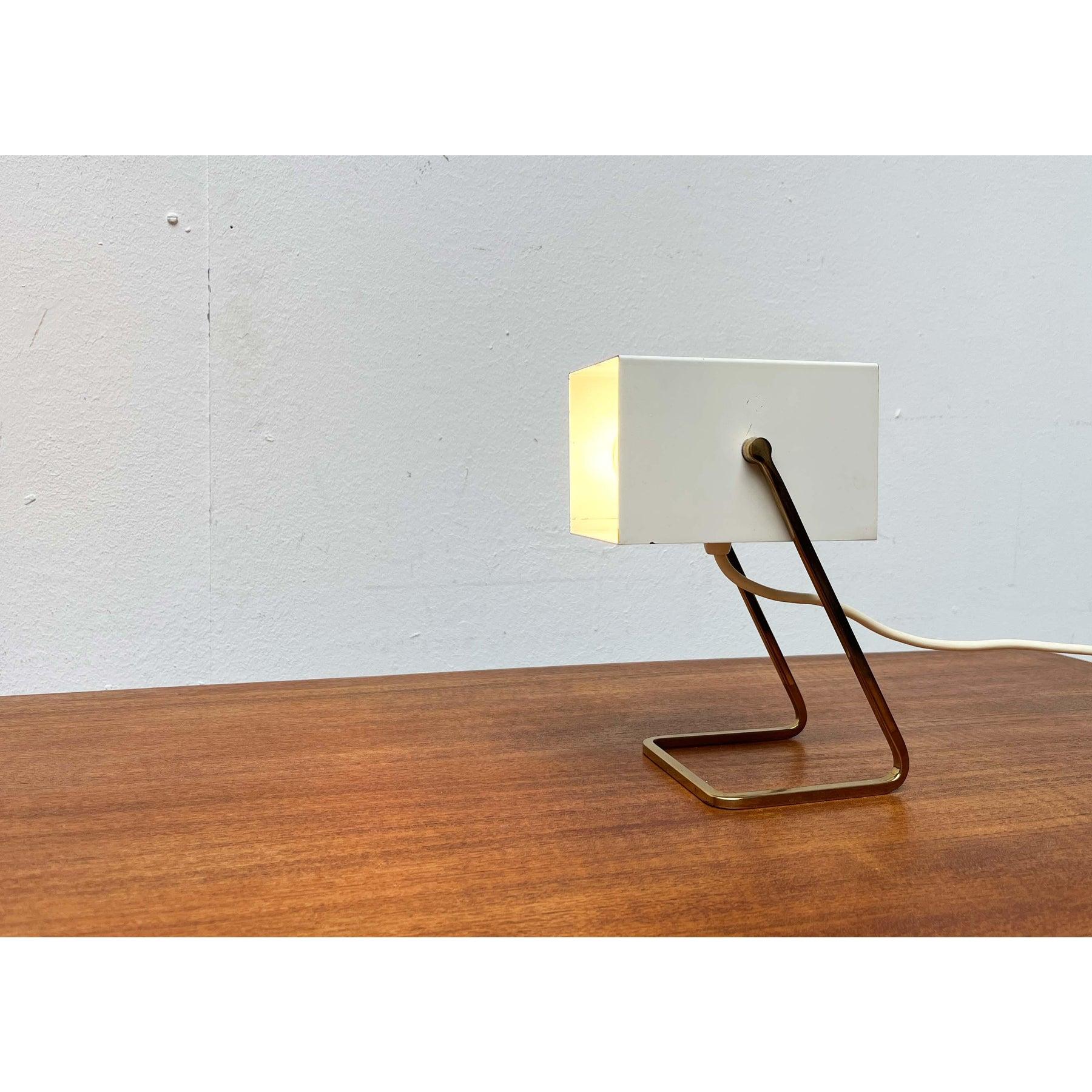 Lámpara de mesa cúbica alemana moderna de mediados de siglo de Kaiser Leuchten, años 60 en venta 4